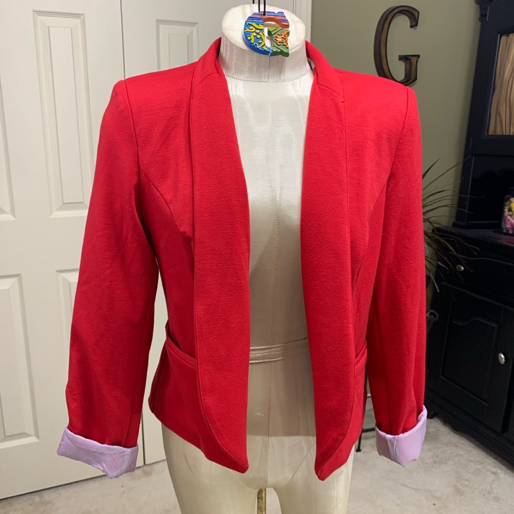 Fenn Wright Manson Open Front Blazer Size M